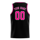 Custom Black & Pink Colors Design Sports Basketball Jersey
