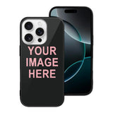 Custom Black Light Pink Phone Case