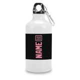 Custom Black Light Pink Sports Bottle