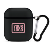 Custom Black Light Pink AirPods Case