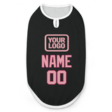 Custom Black Light Pink Pet Vest