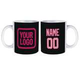 Custom Black Light Pink Mug