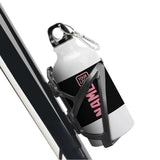 Custom Black Light Pink Sports Bottle