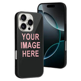 Custom Black Light Pink Phone Case