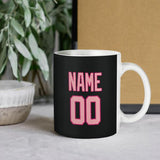 Custom Black Light Pink Mug