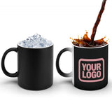 Custom Black Light Pink Magic Mug