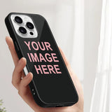 Custom Black Light Pink Phone Case