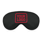 Custom Black Red Sleep Mask