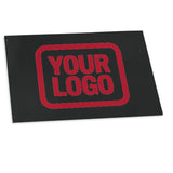 Custom Black Red Flag