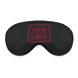 Custom Black Crimson Red Sleep Mask