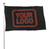Custom Black Coral Red Flag