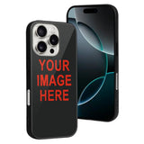Custom Black Orange Red Phone Case