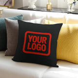 Custom Black Orange Red Pillowcase