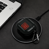 Custom Black Orange Red AirPods Case (3rd Generation)