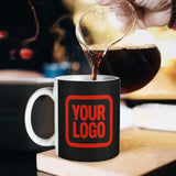 Custom Black Orange Red Mug