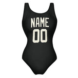 Custom Black Cream Swimsuit