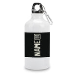Custom Black Cream Sports Bottle