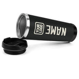 Custom Black Cream Stainless Steel Water Cup