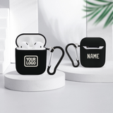 Custom Black Cream AirPods Case