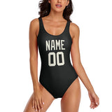 Custom Black Cream Swimsuit