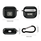 Custom Black Cream AirPods Case (3rd Generation)