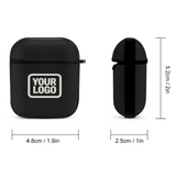 Custom Black Cream AirPods Case