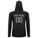 Custom Black Gray UV-Hoodie
