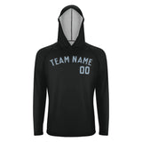 Custom Black Light Blue UV-Hoodie