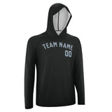 Custom Black Light Blue UV-Hoodie