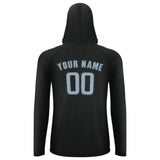 Custom Black Light Blue UV-Hoodie