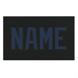 Custom Black Blue Beach Towel