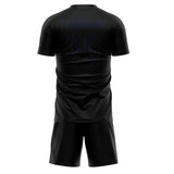 Custom Black Navy Soccer Jersey