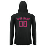 Custom Black Pink UV-Hoodie