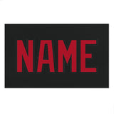 Custom Black Red Beach Towel