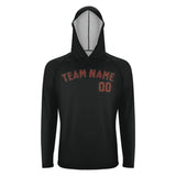 Custom Black Coral Red UV-Hoodie