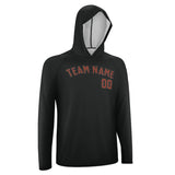 Custom Black Coral Red UV-Hoodie