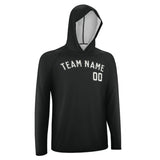 Custom Black White UV-Hoodie