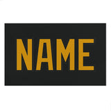 Custom Black Yellow Beach Towel
