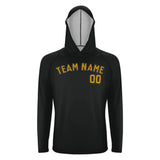 Custom Black Yellow UV-Hoodie