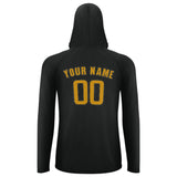 Custom Black Yellow UV-Hoodie