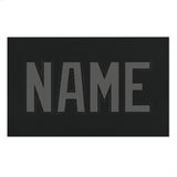 Custom Black Dark Grey Beach Towel