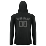 Custom Black Dark Grey UV-Hoodie