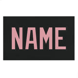 Custom Black Light Pink Beach Towel