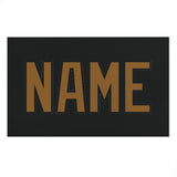 Custom Black Khaki Beach Towel