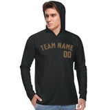 Custom Black Khaki UV-Hoodie