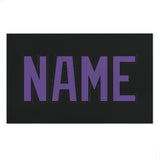 Custom Black Light Purple Beach Towel
