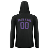 Custom Black Light Purple UV-Hoodie