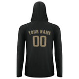 Custom Black Light Khaki UV-Hoodie