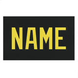Custom Black Light Yellow Beach Towel