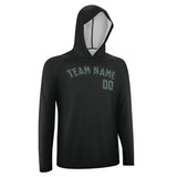Custom Black Blue Green UV-Hoodie